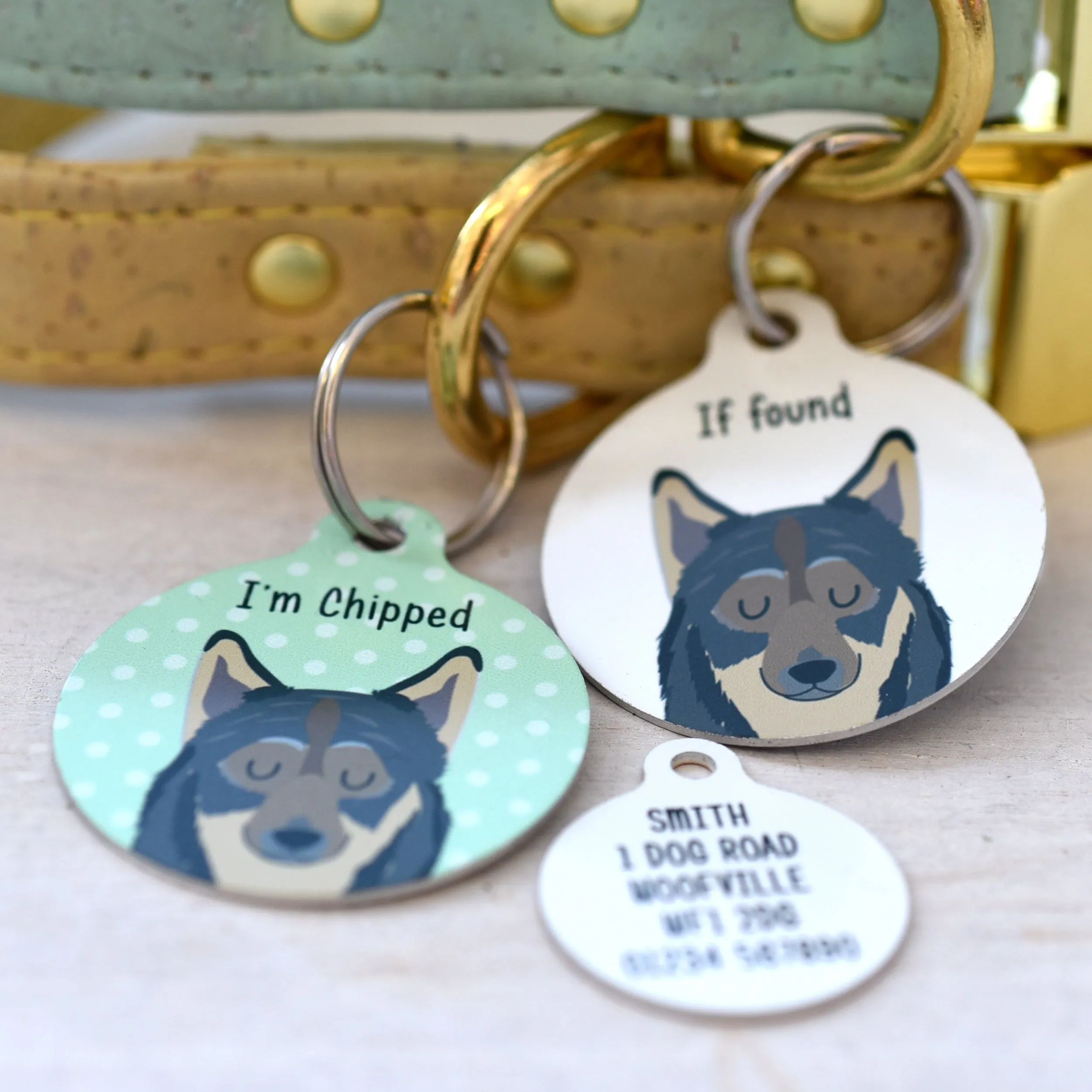 Swedish Valhund Personalised Dog Tag