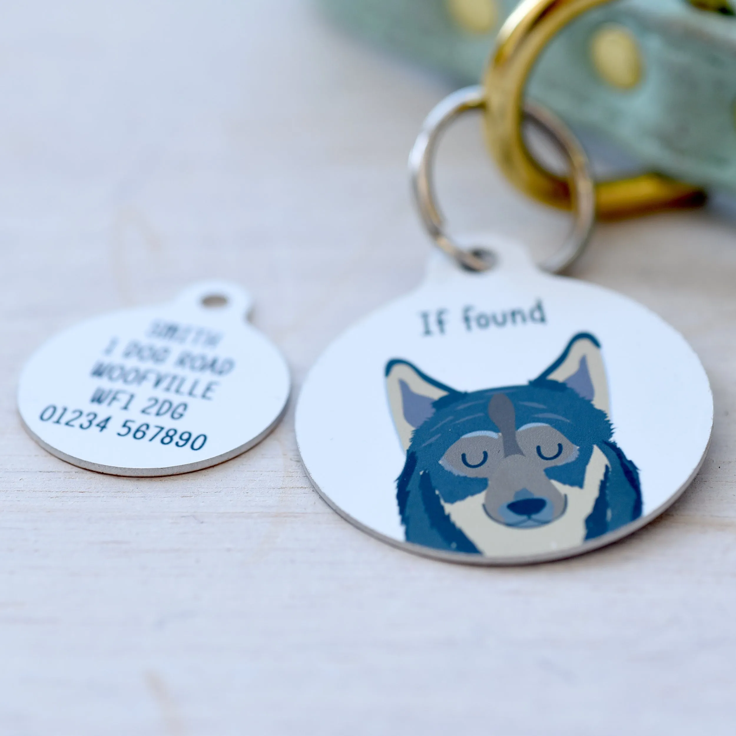 Swedish Valhund Personalised Dog Tag