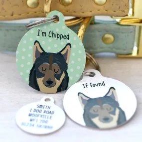 Swedish Valhund Personalised Dog Tag