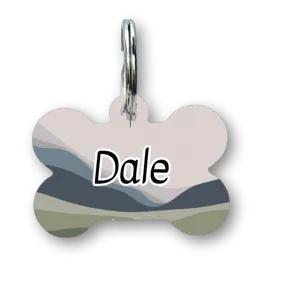 The Wave Bone Dog Tag