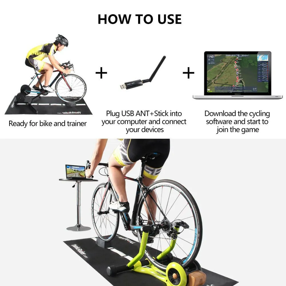 ThinkRider ANT  USB Enhanced Transmitter Receiver Compatible Garmin Bicycle Computer ANT Stick Speed Cadence Sensor