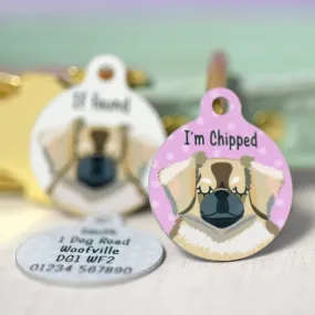 Tibetan Spaniel Personalised Dog Tag