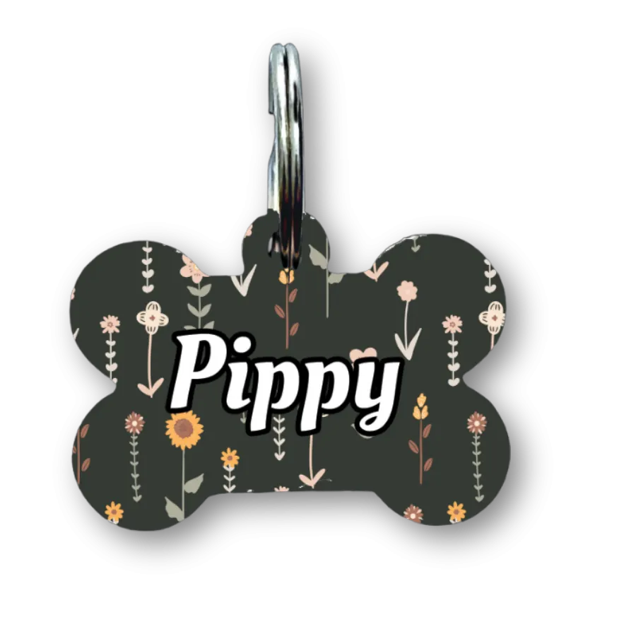 Tiny Seed Bone Dog Tag