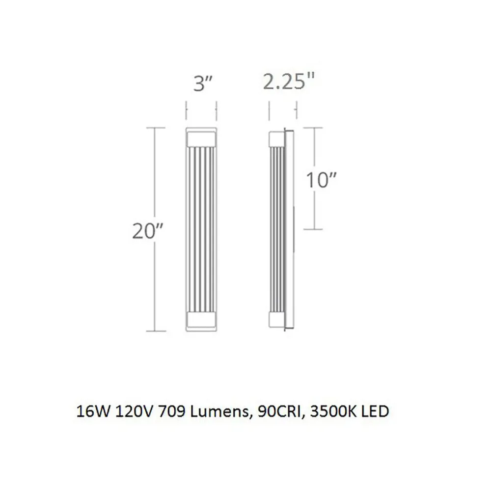 Tower LED Wall Sconce