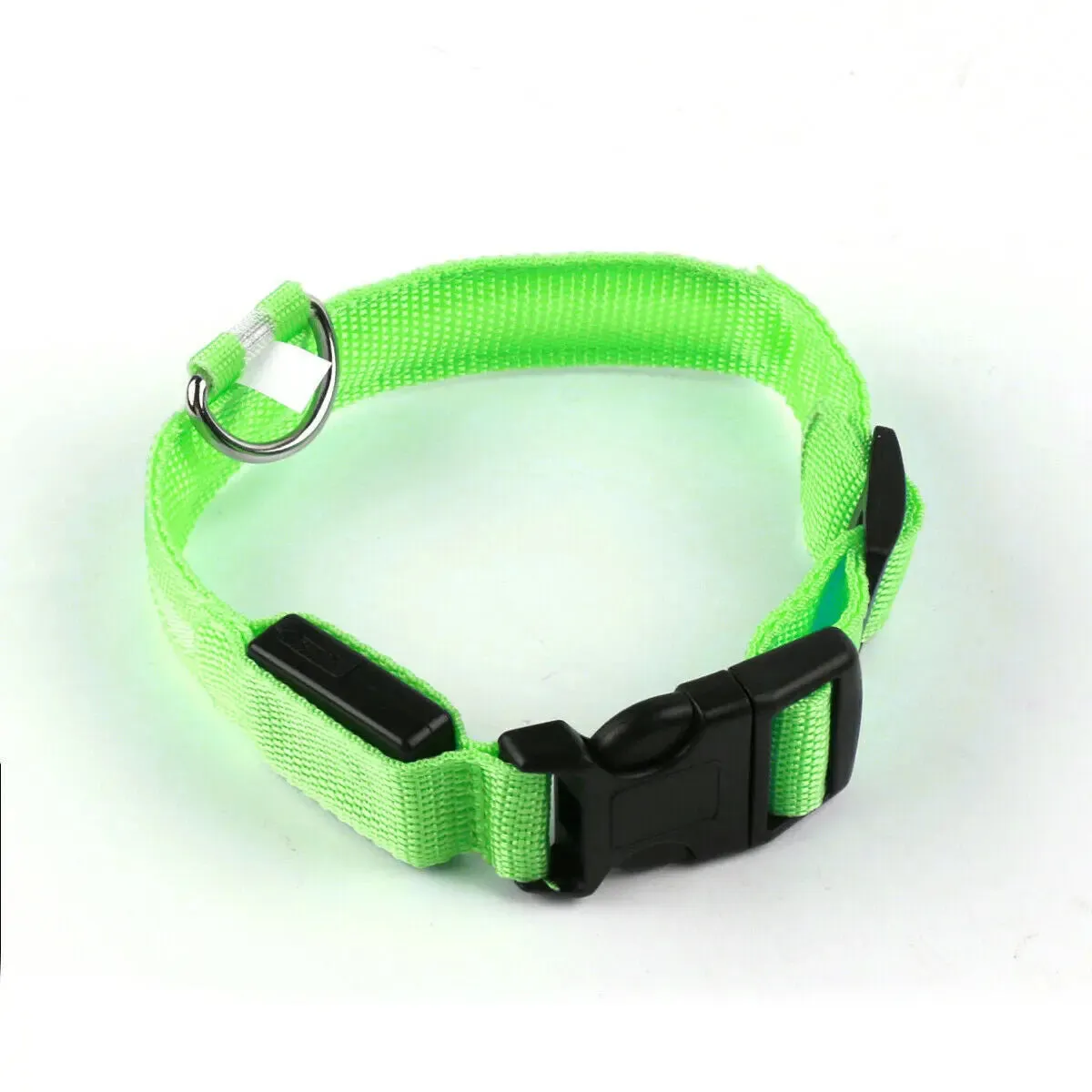 USB Rechargeable Collar USB Rechargeable LED Pet Dog Collar Flashing Luminous Safety Light up Nylon UK