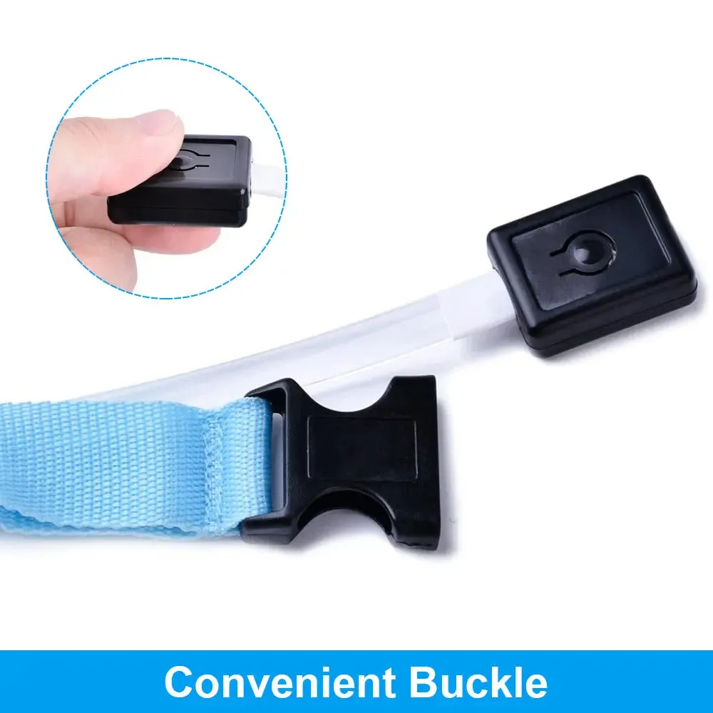 USB Rechargeable Collar USB Rechargeable LED Pet Dog Collar Flashing Luminous Safety Light up Nylon UK