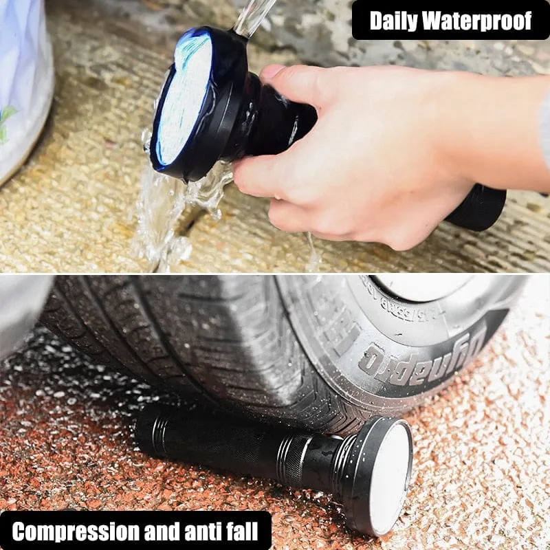 UV Light 100LED Flashlight - Illuminate & Uncover with Purple Glow! Order Now.