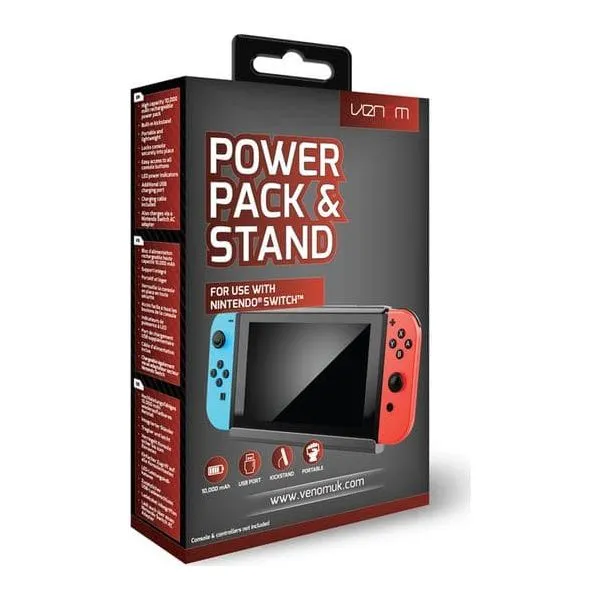 Venom - Nintendo Switch 10,000mAh Power Bank with Kick Stand