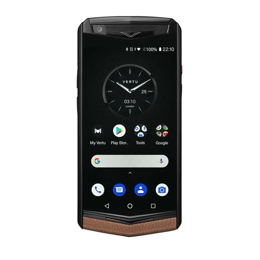 Vertu Aster P Baroque Calf Caramel Brown Android Mobile Phone