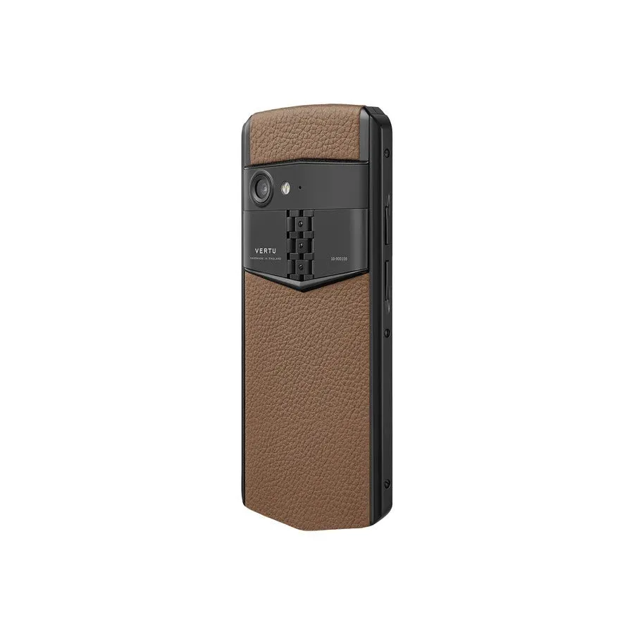 Vertu Aster P Baroque Calf Caramel Brown Android Mobile Phone
