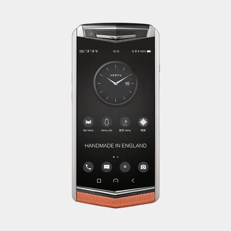 VERTU ASTER P BAROQUE Calf Dawning Orange Mobile Phone