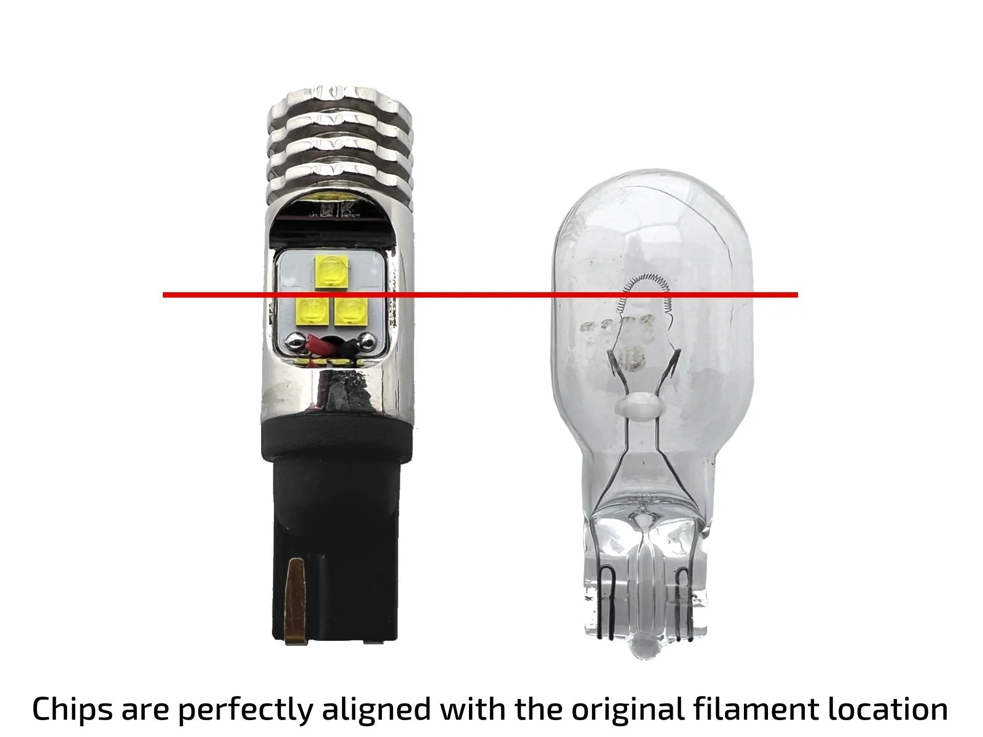 VLEDS 6 LED High Output Reverse Lights 921 For Tacoma (2005-2023)