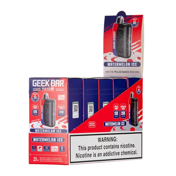 Watermelon Ice Geek Bar Pulse X (Patriot Edition)