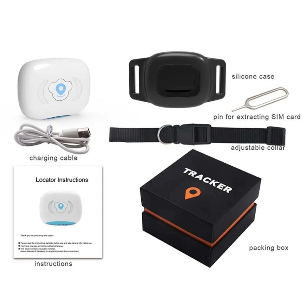 Waterproof Pet GPS Tracking Collar - IP67 Waterproof - Realtime Tracking