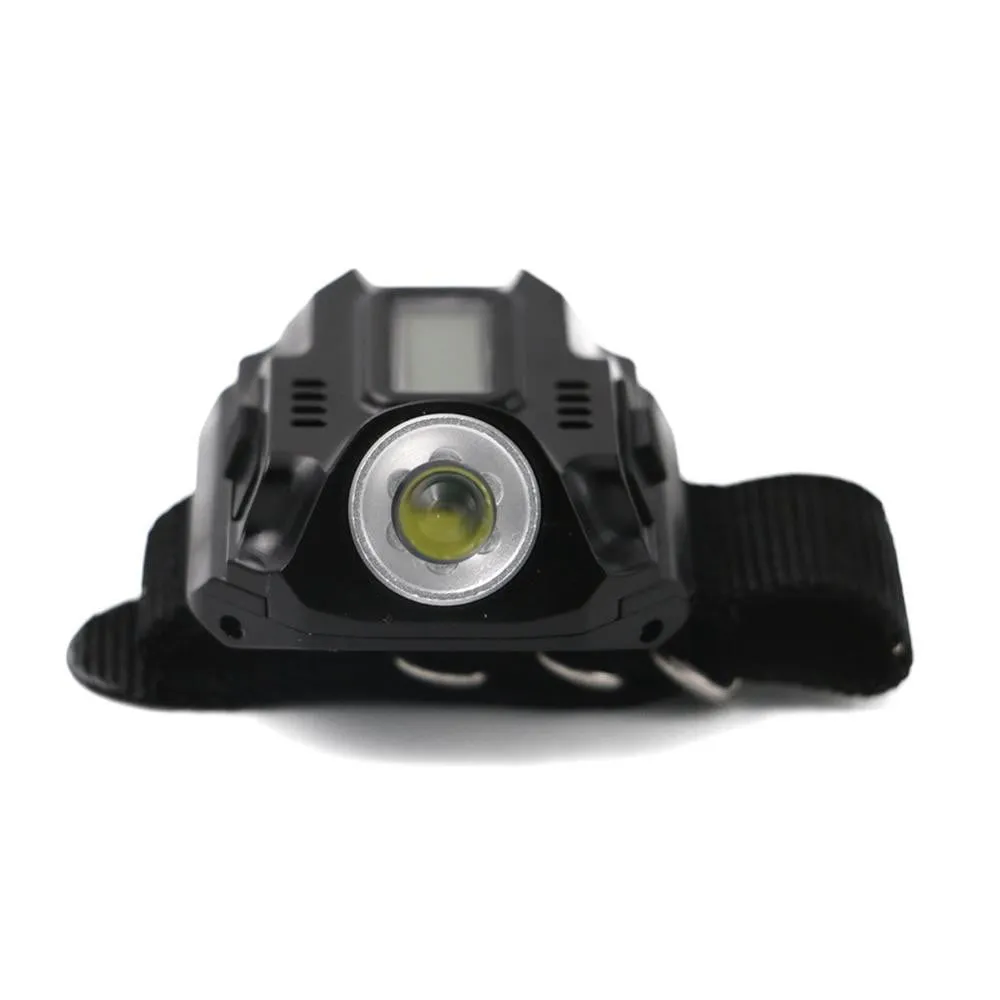 Waterproof USB Rechargeable LED Flashlight Wristwatch